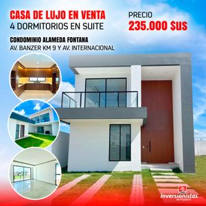 Casa De Lujo De 4 Dormitorios En Suites A Estrenar En Venta - Zona Norte 