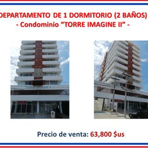 En Zona Centrica Residencial, Departamento De 1 Dormitorio C/2 Baños