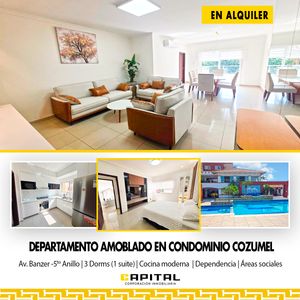 Departamento Amoblado En Alquiler – Zona Norte, Santa Cruz 