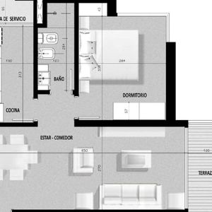 Apartamento En Roosevelt, 1 Dormitorios *