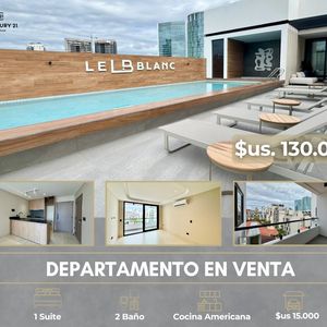 Departamento En Venta De 1 Dormitorio En Suite En Edif. Aurodesing Leblanc