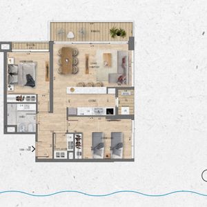 Venta Apartamento 2 Dormitorios Lago Calcagno