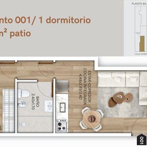 Venta Casa 1 Dormitorio Con Patio, Jacinto Vera