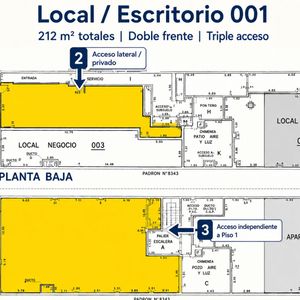 Venta Local Y Oficina Próximo A Intendencia Centro