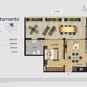 Venta Apto 1 Dorm, Parque Batlle