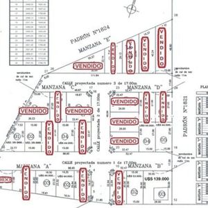 Venta De Terreno En Pando Desde Us$ 39.000