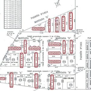 Venta De Terreno En Pando Desde U$s 39.000.-
