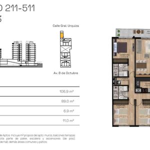 Venta Apto 3 Dorm 2 Baños Balcón La Blanqueada