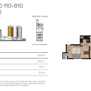 Venta Apartamento 1 Dorm Balcón La Blanqueada Pozo