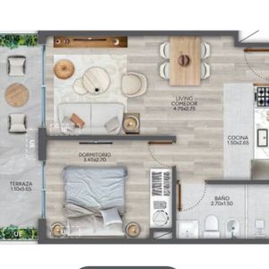 Venta 1 Dormitorio Cordon Con Terraza