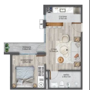 Venta 1 Dormitorio Cordon Con Terraza