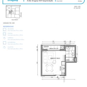 Venta Apartamento Monoambiente Centro Con Terraza
