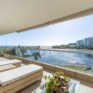 Apartamento De 1 Dormitorio Frente A La Laguna Del Diario, Punta Del Este - Terraza De La Laguna - Ref : Pbi15485