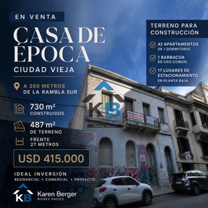 Terreno Para Construcción De 42 Apartamentos