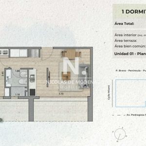 En Venta Apartamento De 1 Dormitorio En Mansa Town, Ideal Para Inversión