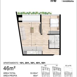 J.s. Venta 1 Dormitorio Beat Tres Cruces Terraza Garaje