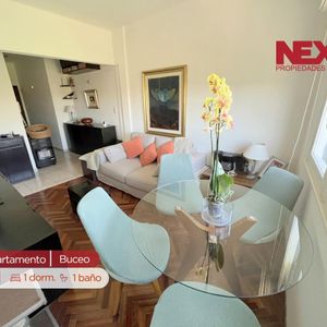 Con Renta, Inversión Apartamento Venta Buceo 1 Dormitorio