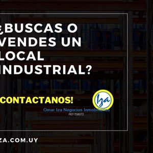 Iza. Locales Industriales Depositos Galpones