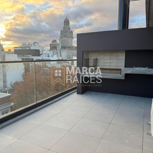 Alquiler Apartamento Penthouse 1 Dormitorio Con Parrillero Propio A Estrenar Y Opcion Garage Centro Sur Montevideo