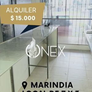 Alquiler Monoambiente Local 7x3 Marindia