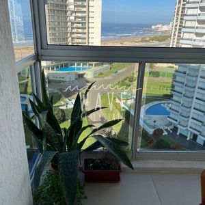 Alquiler De Verano, Apartamento De 2 Dormitorios En Playa Brava, Punta Del Este, Piso Alto, Con Vista Al Mar