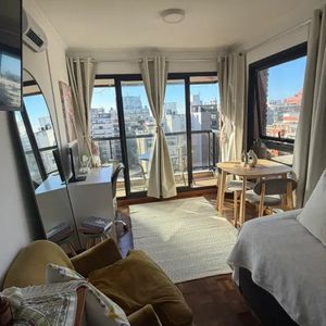 Alquiler Apartamento Monoambiente Punta Carretas Con Balcon