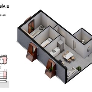 Venta Aguada Departamentos 2 Dorm A Estrenar Unidad 401