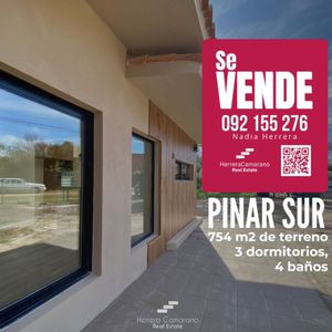 Casa En Venta En Pinar Sur, 3 Dormitorios, Gran Terreno.