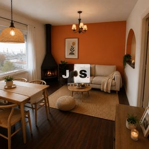 Vendo Apartamento 1 Dormitorio Con Estufa A Leña En El Centro
