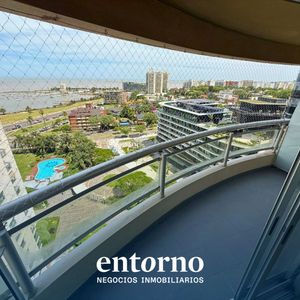 Alquiler Apartamento 3 Dormitorios, 2 Baños Y Doble Gge  En Torres Náuticas – Piso Alto Con Vista Al