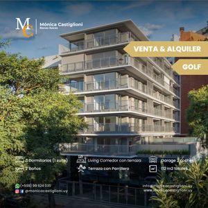 3 Dormitorios. 2 Baños, Suite. 2 Terrazas. Parrillero