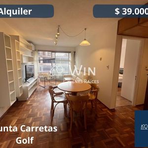 Alquiler Apartamento 1 Dormitorio Muebles Garaje Doble Pta Carretas Vista  Golf