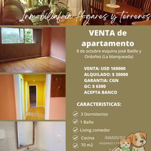 Venta De Apartamento En La Blanqueada