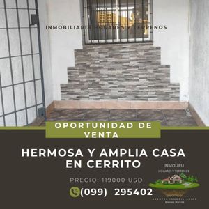 Alquilo Amplia Casa Ubicada En Cerrito