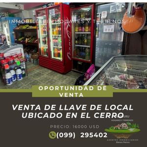 Vendo Llave De Amplio Local Ubicado En El Cerro