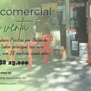 Venta De Llave Comercial En Pocitos