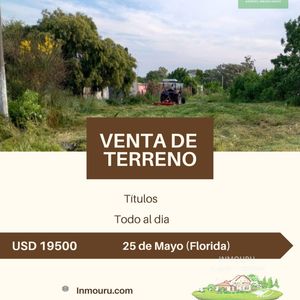 Terreno En Venta Ubicado En 25 De Mayo (florida)