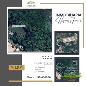 Venta De Chacra De 3 Hectáreas En Paso De La Arena
