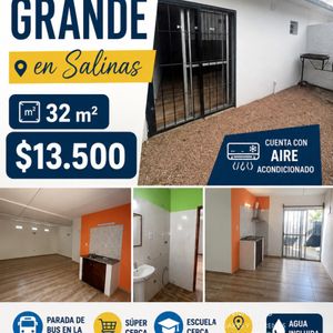 Se Alquila Monoambiente En Zona Salinas