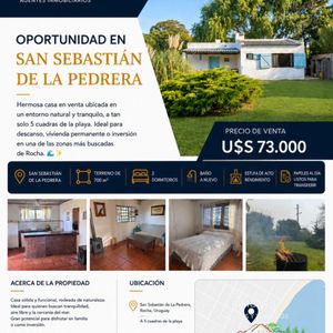 Se Vende Casa En San Sebastián De La Pedrera