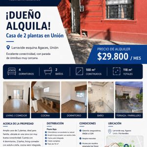 Se Alquila Casa En La Union