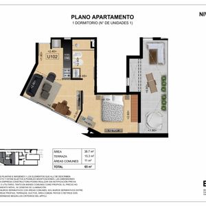 Venta Aprt 1 Dormitorio Con Terraza Exclusiva De 11m2, Ideal Inversion Airbnb