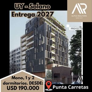 Apartamento En Venta De 1 Dormitorio En Punta Carretas. En Obra
