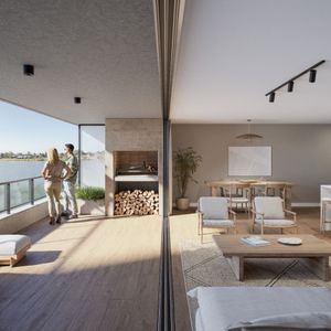 Moderno Apartamento De 2 Dormitorios Con Vista Al Lago Carrasco Este. Entr: 2028
