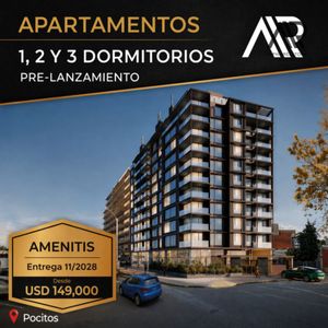 Venta Apartamentos De 1 A 3 Dorm. En Pozo. Pocitos.