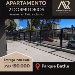 Apartamento En Venta En Parque Batlle. 2 Dorm. Con Terraza De Uso Exclusivo.