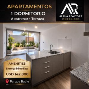 Apartamento En Venta. Cómodo Y Funcional. 1 Dorm. En Parque Batlle. A Estrenar.