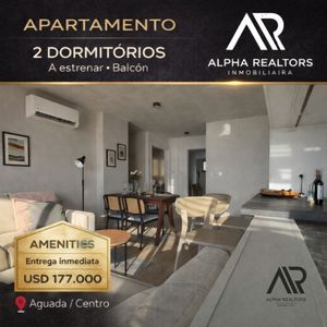 Apartamento 2 Dorm. En Venta Al Frente En Aguada C/ Balcón.