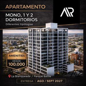 Apartamentos En Pozo En Venta En La Blanqueada/parque Batlle Mono, 1 Y 2 Dorm