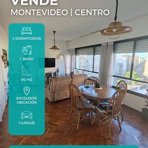 Amplio Apartamento De 2 Dormitorios + Garaje En El Corazón De La Ciudad, Centro, Montevideo